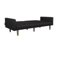 DHP Modern Retro Paxson Sofa Bed, Black
