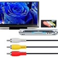thumbnail image 5 of Hdmi To Rca Tv Cable Hdmi Male To 3 Rca Male Av Cable Video Audio Component Converter Adapter 1080p Cable For Hdtv Black 5ft/1.5m, 5 of 5
