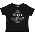 thumbnail image 3 of Inktastic Niece of the Bride Roses and Leaves Boys or Girls Baby T-Shirt, 3 of 5