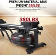 thumbnail image 4 of M optimized Water Rowing Machines for Home, 380 Lbs Capacity Rower Machine with Digital Monitor, Wide Ergonomic Seating and Tablet Holder, App Compatible, 4 of 7