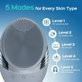 thumbnail image 4 of COSLUS Facial Cleansing Brush,Face Scrubber,Silicone Face Wash Brush,5 Cleansing Modes,Electric Deep Cleaning for Men Women, 4 of 8