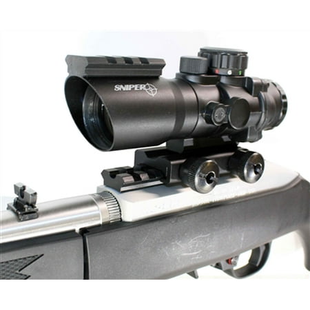 4x32 Air Riflescope - Ruger 10/22 Combo Sniper 4x32 Riflescope With 1022 Scope Mount And Rings NEW