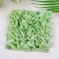 thumbnail image 2 of Sahpxhe 2-In-1 Drawstring Bath Sponge,Exfoliating Washcloth Portable Shower Loofah,Include 1 Hook(Random Color）For Face and Body Cleansing,6.8X6.8in Green, 2 of 6