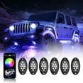 thumbnail image 2 of Hyknon Car Accessories RGB Chassis Light Trailer Six Bluetooth Wireless Remote Control Off-road Vehicle Chassis Atmosphere Light for Cars Suv Truck, 2 of 6