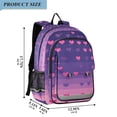 thumbnail image 2 of FORMRS School Backpack 17" Student Travel Bag with Laptop Compartment, Gradient Love, 2 of 7