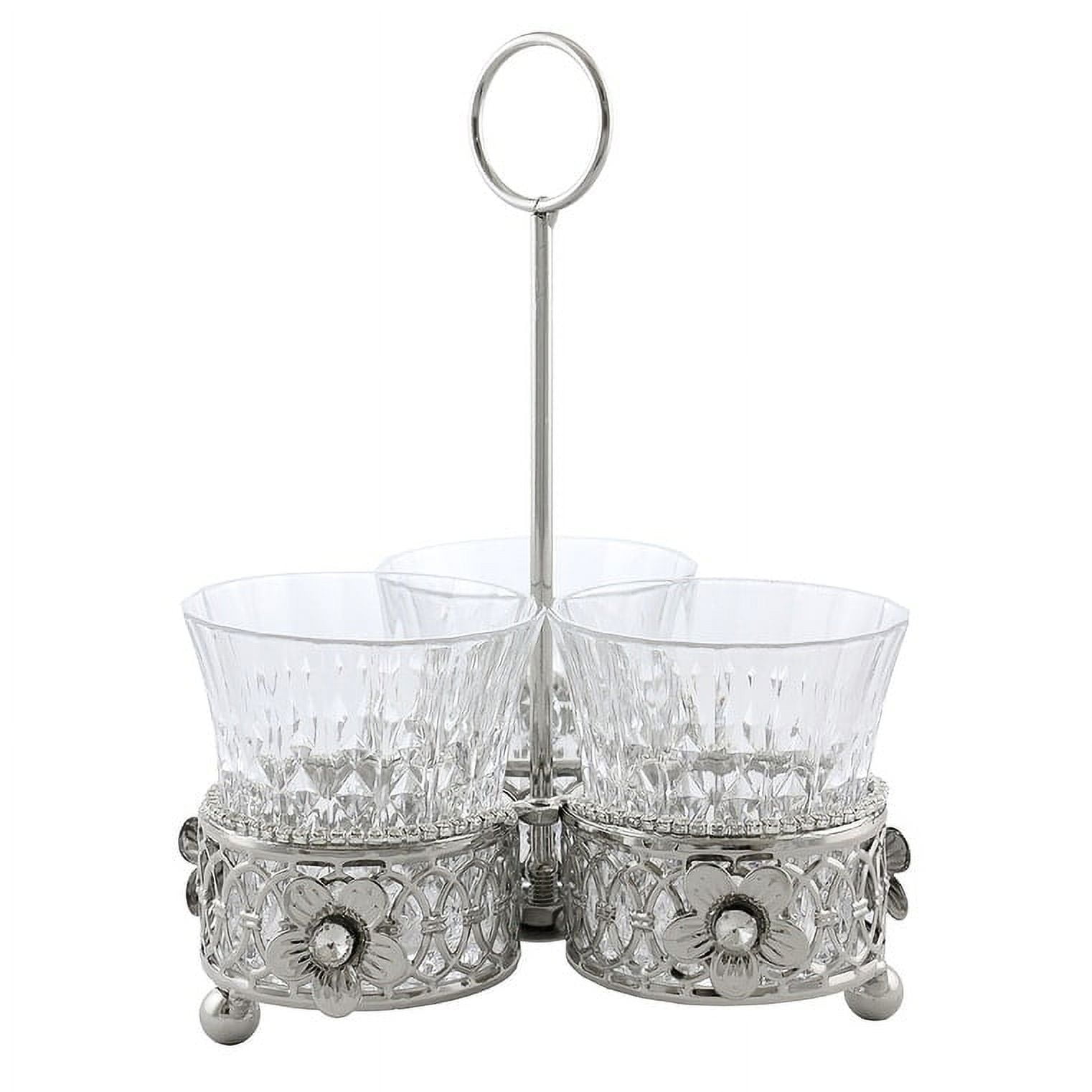 Three Star Import & Export RS2760 10 x 7 in. 3-sectioned Utensil Holder