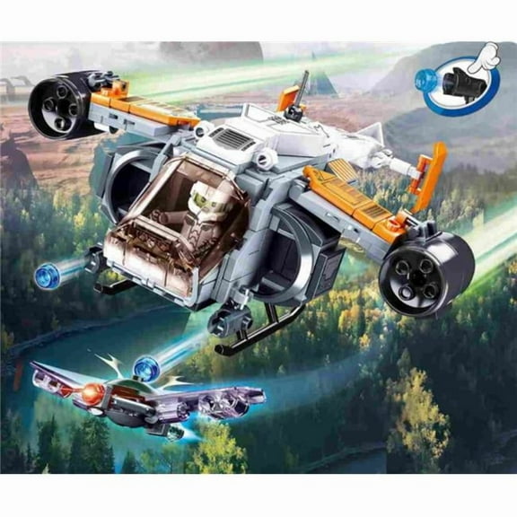 Atomic Storm Uprising, Thunder Aircraft Building Brick Kit (211 pcs)