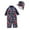 ZA Navy, variant on Swim Trunks Boys Baby Toddler Boys Swimsuit Set, Long Sleeve Sunscreen Swimwear Bathing Suit with Hat Swimsuits for Teens A 6 Months-9 Months