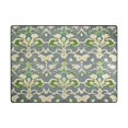 thumbnail image 5 of Yayeee Area Rugs for Living Room 5.2'x4' Non Slip Washable Bedroom Floor Carpet, Beige Floral, 5 of 5