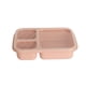 thumbnail image 2 of Contenedor de almacenamiento de alimentos con lonchera portátil | Compartimento apto para microondas Bento Box | Organizador de picnic de plástico a prueba de fugas | 3 compartimentos, 2 of 6