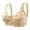 Beige, variant on XMMSWDLA Front Closure Bras for Women No Underwire Padded Wireless Supportive V-Neck Bra,Mastectomy Bra Comfort Push Up Bra Mesh Bra Underwire Swimsuits for Women
