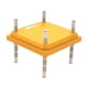 thumbnail image 5 of Calentador eléctrico para jaulas de pollos Amarillo 307x307cm jinwen Calentador de jaula de pollitos, 5 of 8