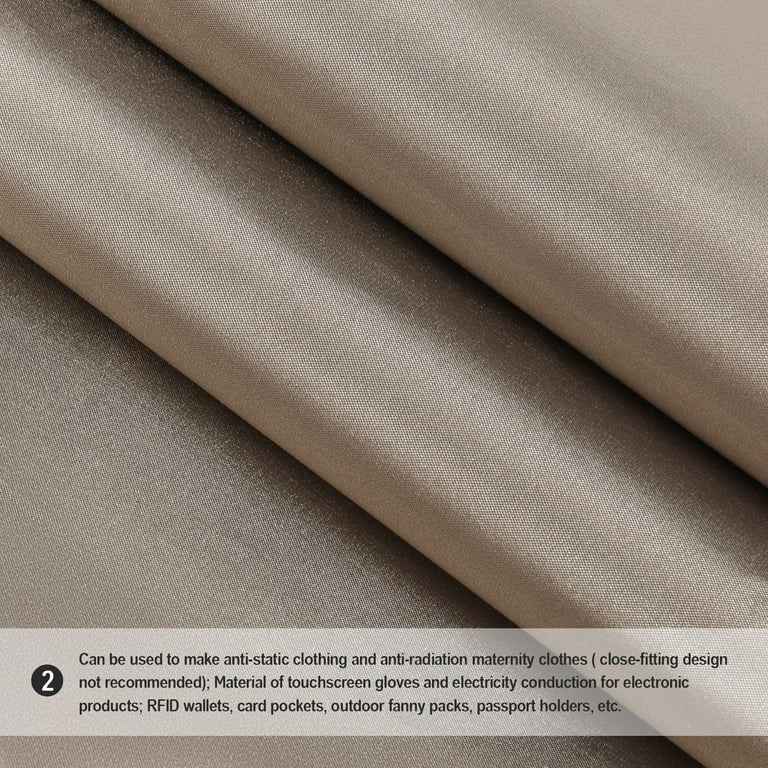 Faraday Fabric Nickel Copper Faraday Cloth, Military Grade Blocking 5G&EMP  Shield Material DIY Faraday Cage Blanket43 x 118(3 1/4 Yards)