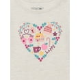 thumbnail image 2 of Garanimals Baby Girl Holiday Shirred Long Sleeve Graphic Bodysuit, Sizes 0-24 Months, 2 of 3