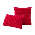 thumbnail image 4 of Decorative Plush Throw Pillow Covers, 12x20 Decorative Pillow Covers for Couch Bed Chair Living Room Bedroom Home Decor Red, 4 of 4
