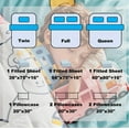 thumbnail image 5 of Japanese Bedding Set Queen For Boys Kids Pink Cherry Blossoms Bed Sheets, Japanese Style Warrior Katana Fitted Sheet Samurai Sword Modern Art Sheets With 2 Pillowcases, No Top Sheet, 5 of 5