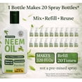 thumbnail image 3 of Neem Oil Spray for Plants (Refill 20 Times)- Pure Cold Pressed Neem Oil | Indoor & Outdoor, 3 of 5