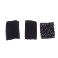 thumbnail image 3 of HEALEEP 3PCS Makeup Sponge Brush Black Simulation For Face And Body Painting, 3 of 5