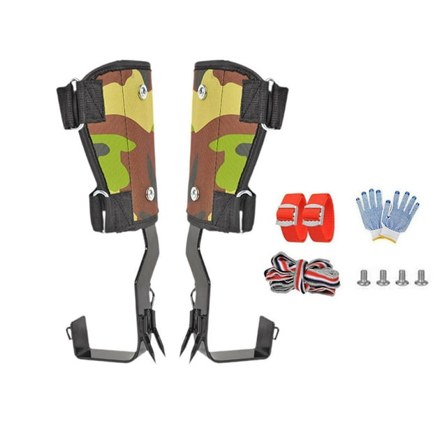 HILABEE Tree Climbing Spike Set for Jungle Survival Mountaineering Outdoor Adventure 2 spikes
