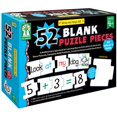 thumbnail image 1 of Write-On/Wipe-Off : 52 Pcs de Casse-Tête Vierges, Manucures, Petite Enfance, Grade Pk-2, 1 of 1