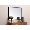 thumbnail image 3 of Home Decorative Modern Metal Frame Rectangle Mirror 27" X 36" - Blue, 3 of 7
