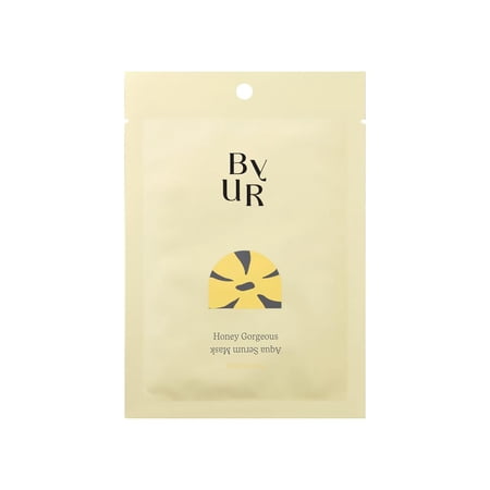 ByUR Honey Gorgeous Keep Moisturizing Aqua Serum Mask 30 ml Hydration Skin Elasticity Skin Barrier Care for Dry Skin Honey Extracts Ceramide Face Sheet Mask Daily Pore Care Korean Skincare (1pc)