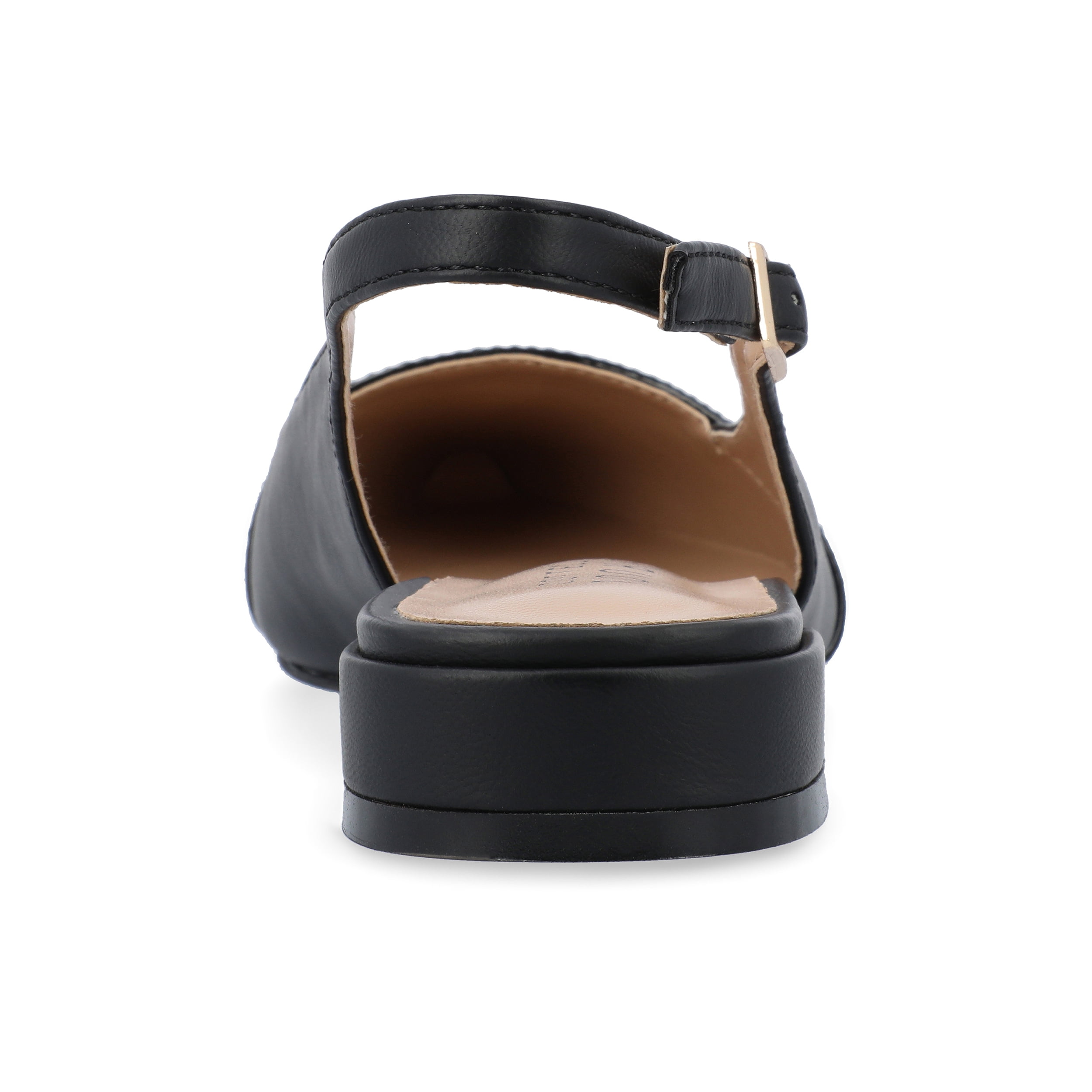 Journee Womens Bertie Sling Back Two Tone Pointed Toe Flats
