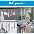 thumbnail image 3 of Minzimin 10/20 Pcs S Hooks for Hanging, Heavy Duty S Shaped Hooks Silver, Kitchen Hooks, S Hanger Hooks for Plants, Pots, Towels and Bags, with Safety Buckle Design, 3.5 Inch, 3 of 7