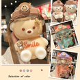 thumbnail image 2 of Botella de agua grande con forma de oso kawaii de 1000 ml con pajita y correa, lindas botellas de agua para beber (café), 2 of 4