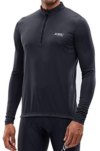 XGC Men's Short/Long Sleeve Cycling Jersey Bike Jerseys Cycle Biking Shirt with Quick Dry Breathable Fabric 