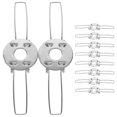 thumbnail image 1 of 10Pcs Lampshade Spring Clips Light Shade Adapter Pendant Light Shade DIY Spring Clamps, 1 of 3