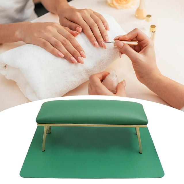 Set de almohada y tapete para manicura Salvador AZUL verde