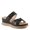 BLACK, variant on PATRIZIA Women's CATTANEO Hook and Loop Platform Wedge Sandals - Laser-Cut Design, Faux Leather, Cushioned Footbed
