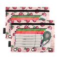 thumbnail image 5 of FORMRS 2 Pack Pencil Pouch for 3 Ring Binder with Clear Window Zipper Case, Cherries Pattern, 5 of 6