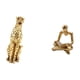thumbnail image 5 of Escultura De Pensador De Guepardo Abstracto Dorado, Figura Decorativa Para Centro De Mesa, Adorno Para Oficina, Hogar, Sala De Estar., 5 of 8