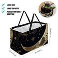 thumbnail image 2 of New Moon Symbol Large Foldable Oxford Cloth Storage Bins: Versatile Shopping, Laundry, and Storage Solution, 2 of 7