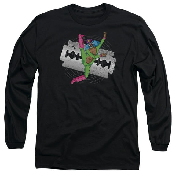 Metalocalypse Rockso Dance Long Sleeve Adult 18/1 T-Shirt Black