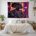 thumbnail image 7 of Afrofuturism: The Rise Wall Tapestry for Bedroom by DC | African American Tapestry Wall Hanging & Aesthetic Decor for Dorm, Living Room, Picnic & Home | 39"x52", 7 of 7