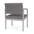 thumbnail image 3 of Pemberly Row Chaise d'Invité Surdimensionnée pour Réception et Attente - Acier Argenté - Gris Pâle, 3 of 5