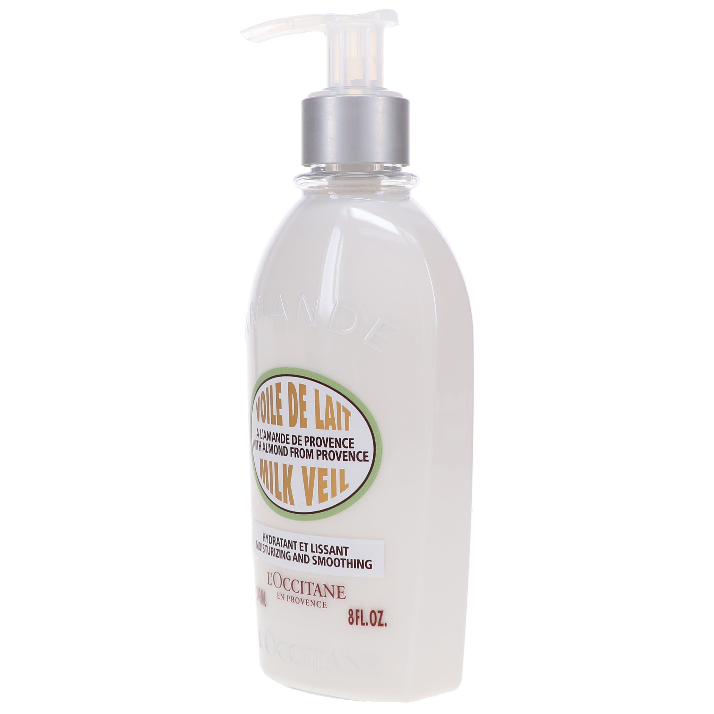 Milk Lotion 8個セット L'Occitane Hydrating Almond Milk Veil, 8 oz - Fast-Absorbing Body