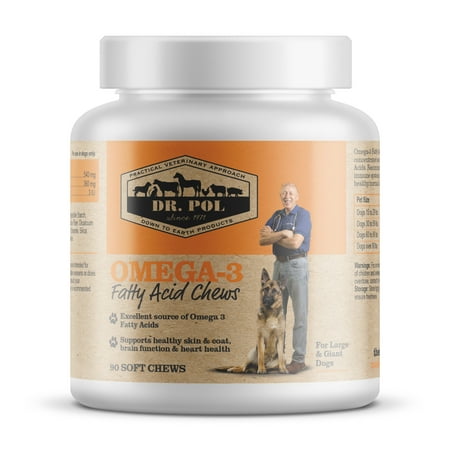 UPC: 0860007679384 | Dr. Pol Omega-3 Fatty Acid Chews for Dogs 90 Count