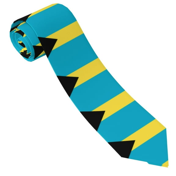 Men'S Bahamas Flag Fashion Business Wedding Neckties Ties