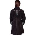 thumbnail image 3 of Scully L615-19-XS Womens Leather Jacket - Black Boar Suede, Extra Small, 3 of 3