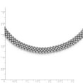 thumbnail image 3 of White Sterling Silver necklace Fancy 18 in 7.3 mm Polished Link, 3 of 4
