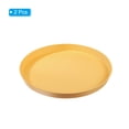 thumbnail image 3 of REGALWOVEN Restaurant Serving Trays, Round Non-Slip Food Service Tray Platter Yellow, 3 of 6