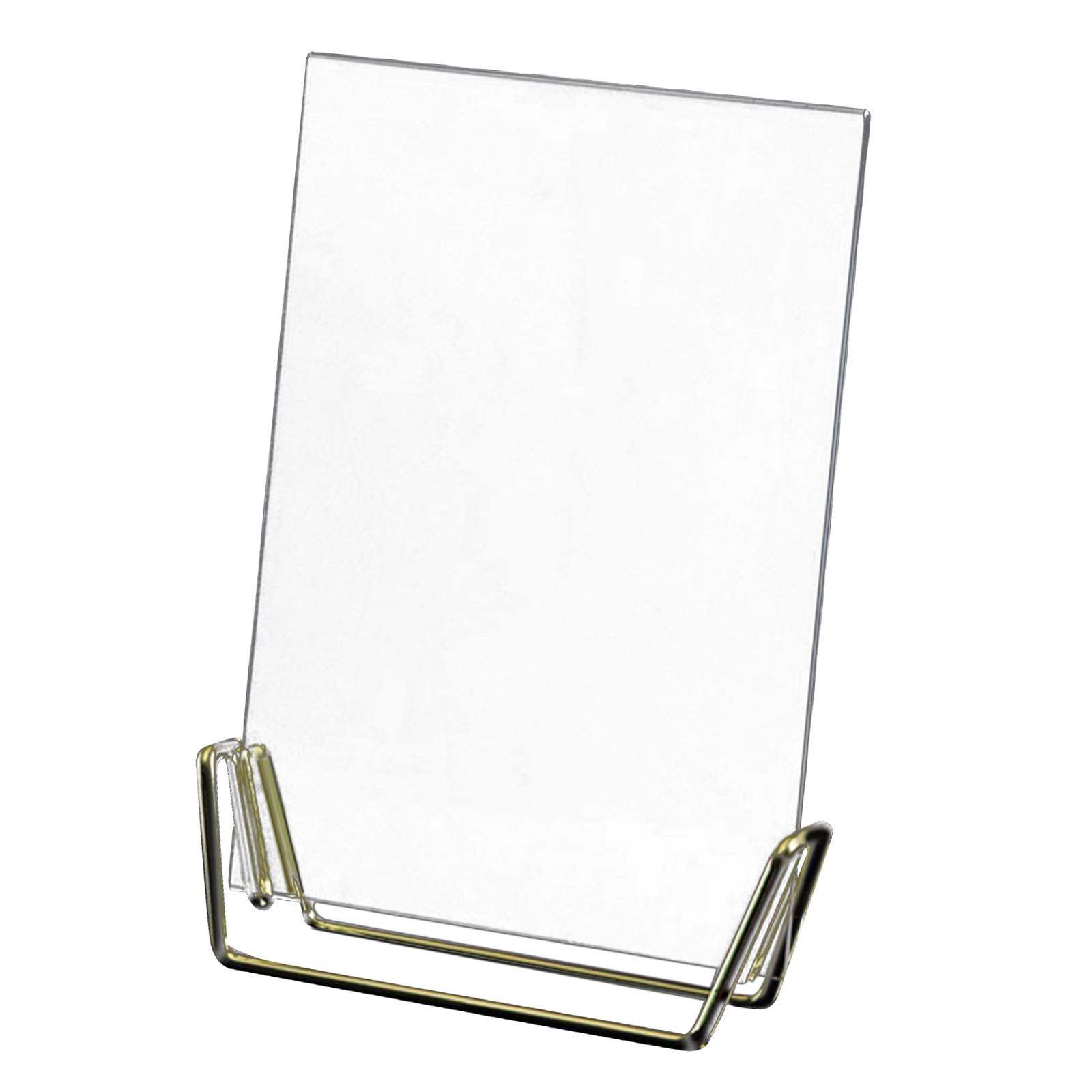 Acrylic Photo Frame Display Holder Decor Vertical Metal Base For Living acrylic-photo-frame-display-holder-decor-vertical-metal-base-for-living