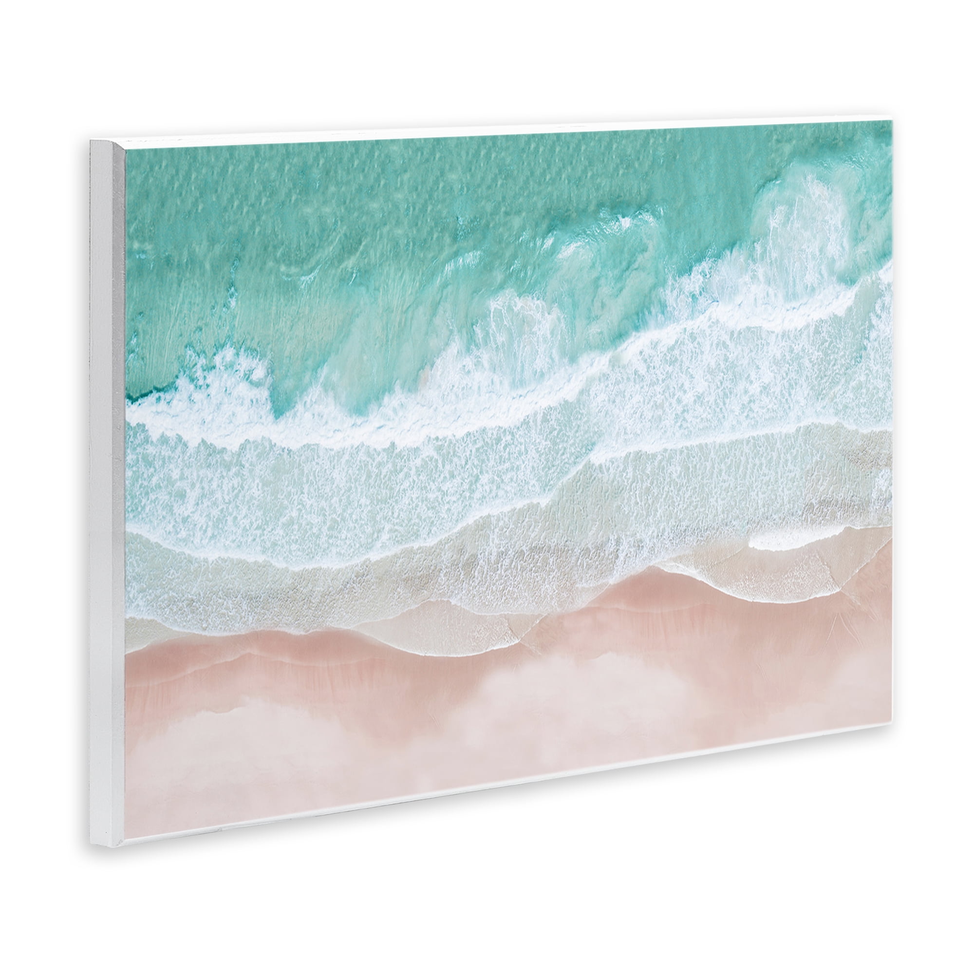 Stupell Industries Aerial Sea View Coastal Painting Unframed Art Print Wall Art, 15 x 10