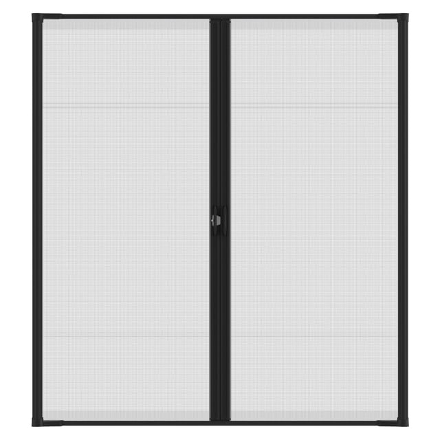 Puerta mosquitera retráctil Brisa Double Black EZ-Glide de Larson