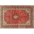 thumbnail image 1 of Ahgly Company Indoor Rectangle Traditional Light Copper Gold Medallion Area Rugs, 8' x 12', 1 of 6