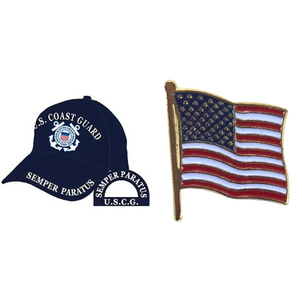 Coast Guard Gartenflagge – Doppelseitig, 33 X 47 Cm, 2 Stück, Für USCG-Veteranen